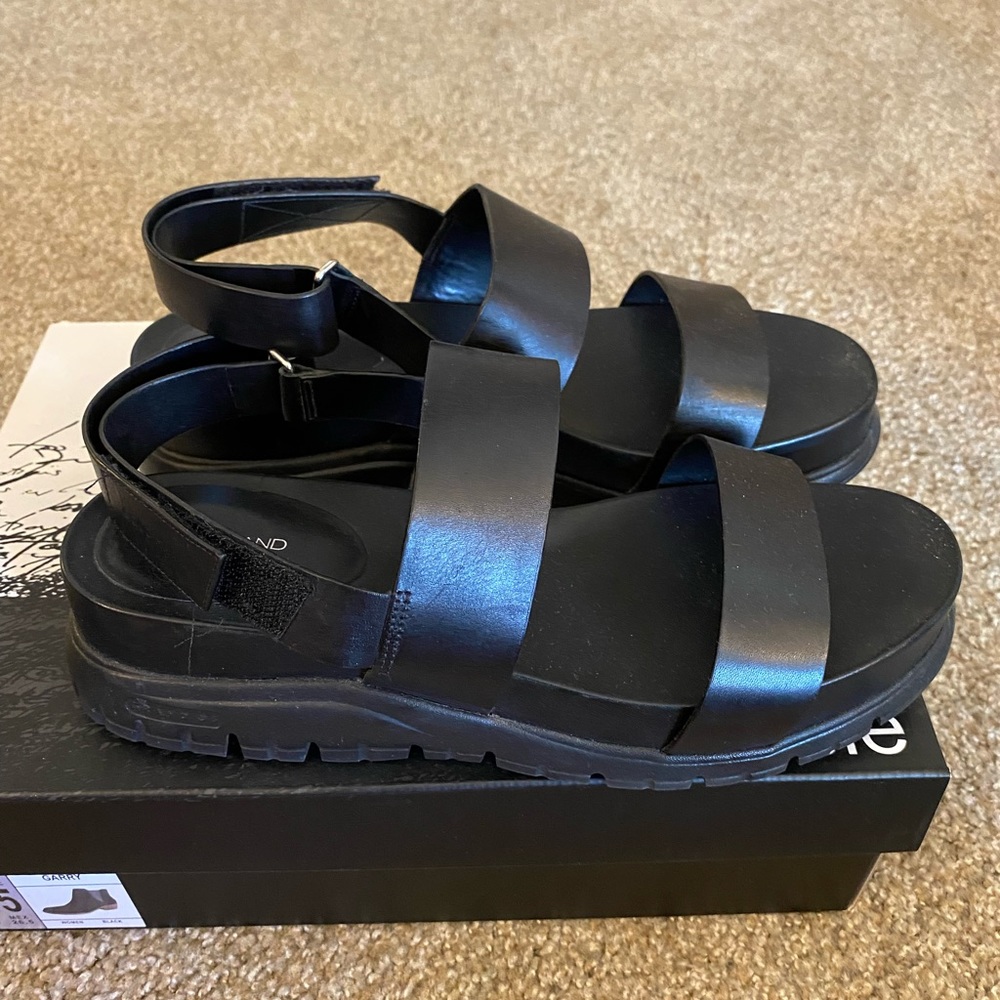 Cole Hann Zerogrand wedge leather sandal